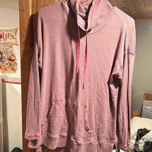 Purple Workout SmockNeck Sweater